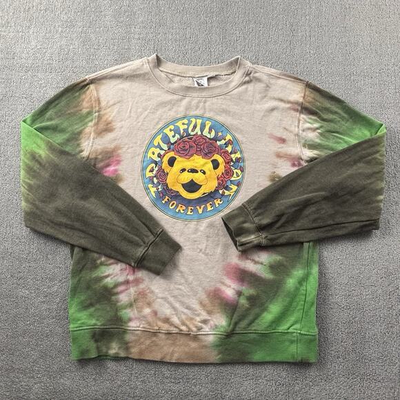 Grateful Dead Sweater Womens Large Tie Dye Long Sleeve Sweatshirt Ladies - Picture 1 of 14